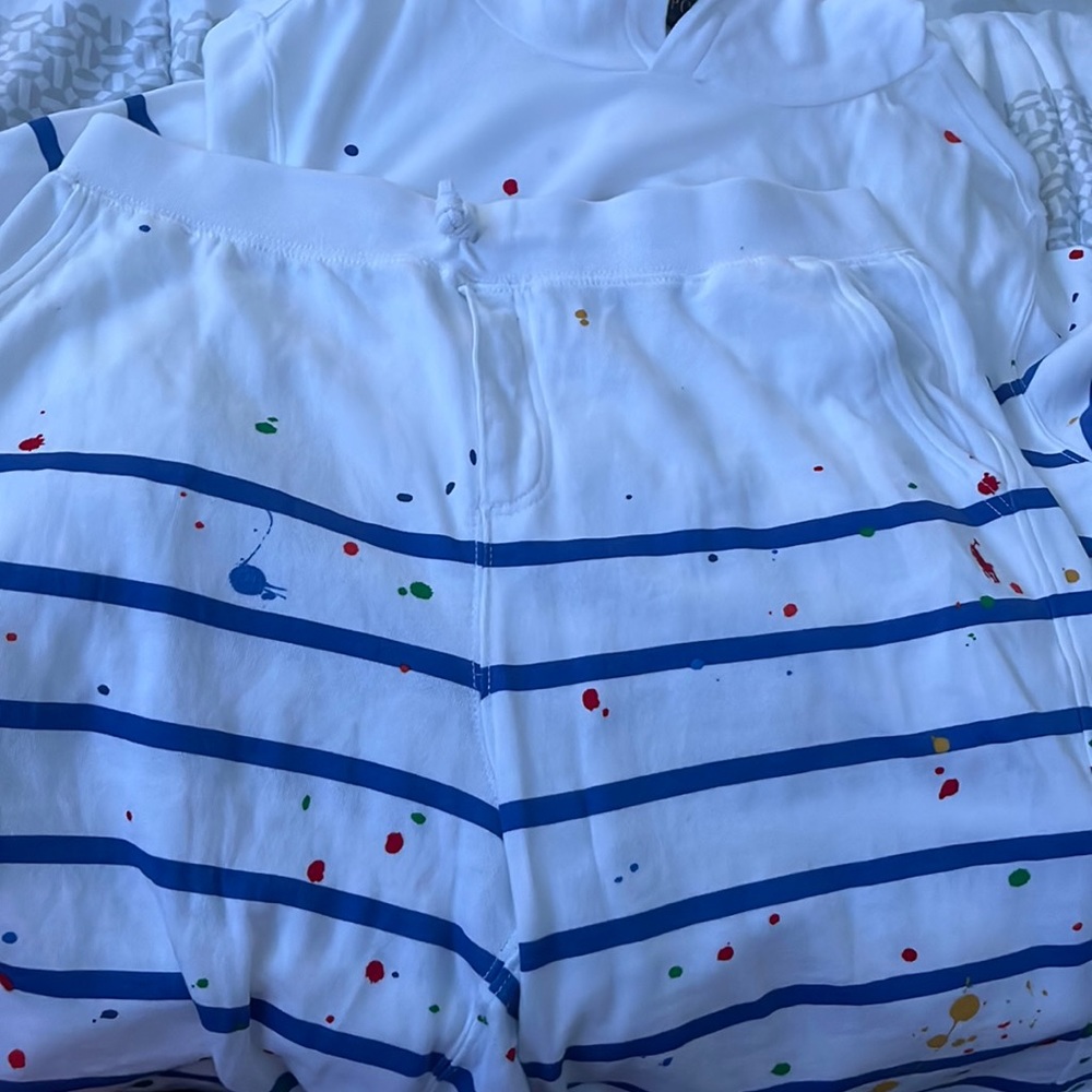 Polo Ralph Lauren matching hoodie with shorts